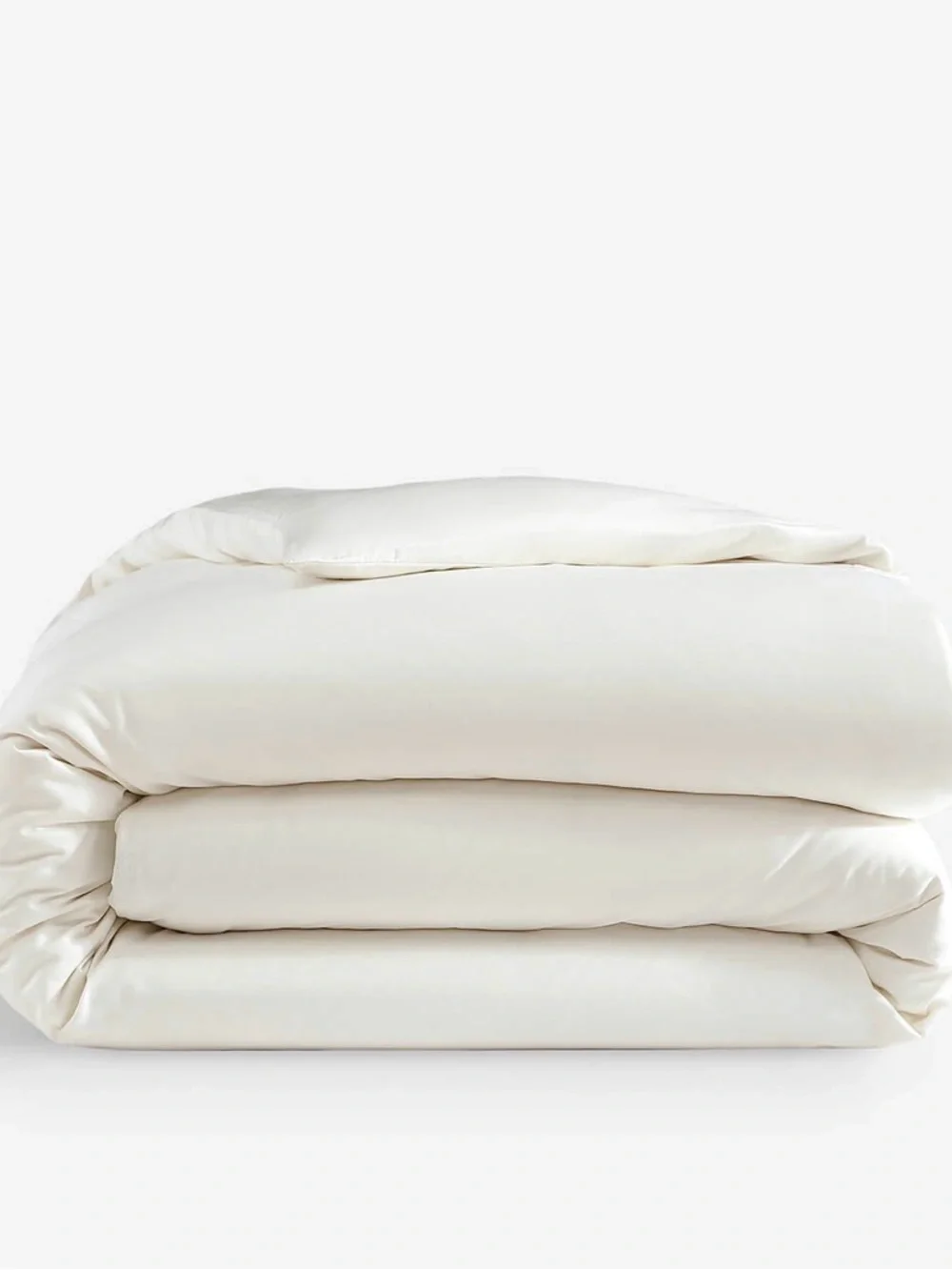 Sunday Citizen Premium Bamboo Viscose Duvet Cover Full/Queen in Off-White NWT